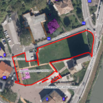 Area verde Piedicastello, immagine da cartografia