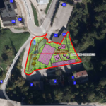 Giardino Vaneze, immagine da cartografia comunale