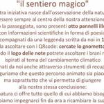 Primo pannello del percorso