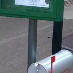 Cassetta e bacheca poesia di strada