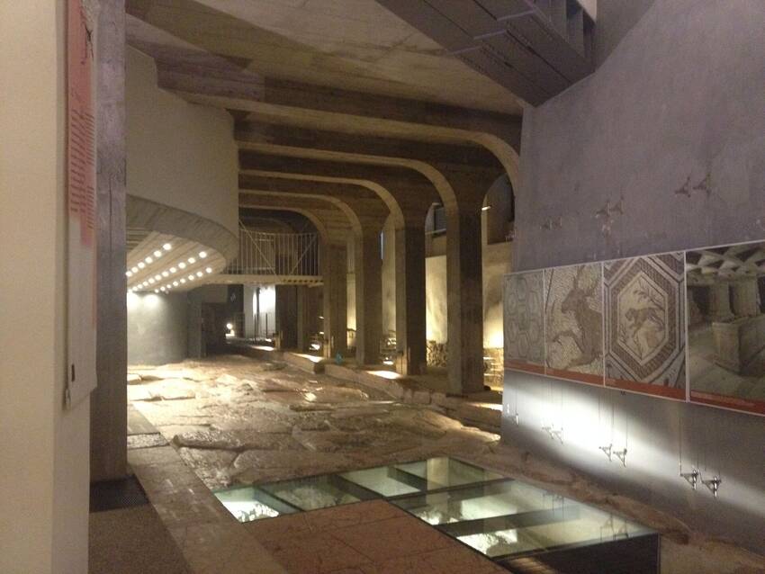 Spazio archeologico sotterraneo del Sas, foto di Moser