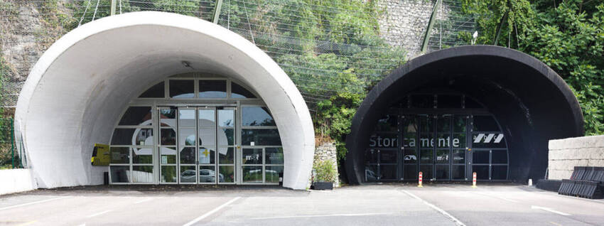 Le Gallerie di Piedicastello, foto dell'Archivio Fondazione Museo Storico del Trentino