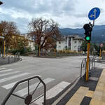 Attraversamento pedonale su via Dei Mille