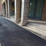 Marciapiede in via Dei Mille