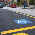 Posto auto riservato alle persone disabili