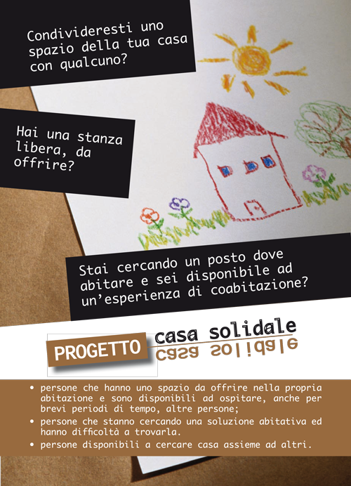 Depliant casa solidale