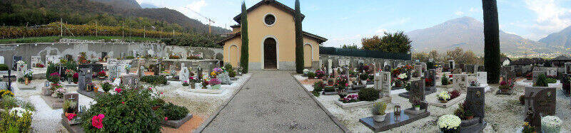 Panoramica cimitero di Romagnano