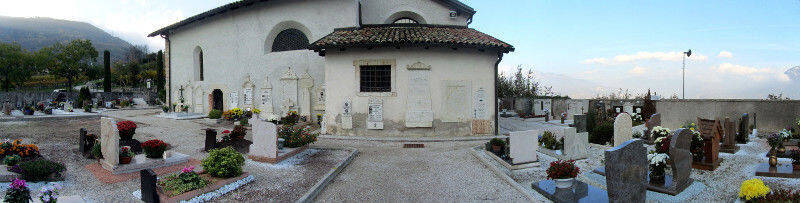 Panoramica cimitero di Sardagna