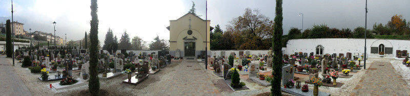 Panoramica del cimitero di Sopramonte Panoramica del cimitero di Sopramonte