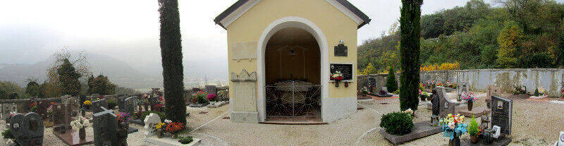 Panoramica cimitero di Vigolo Baselga Panoramica cimitero di Vigolo Baselga