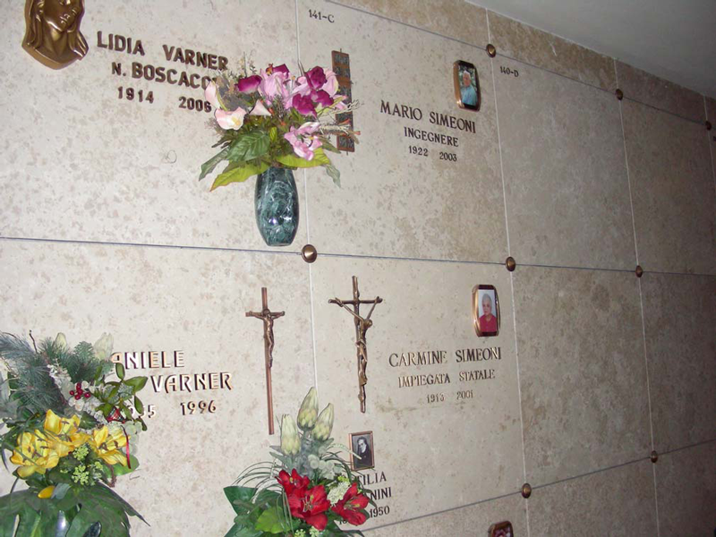 Tomba di famiglia Zona est (piano interrato dei loculi)