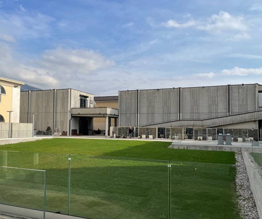 Ingresso sala del commiato