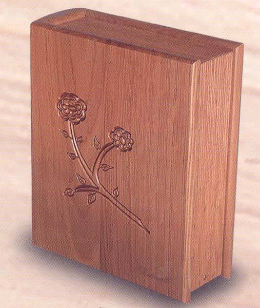 URNA L LIBRO CON FIORI