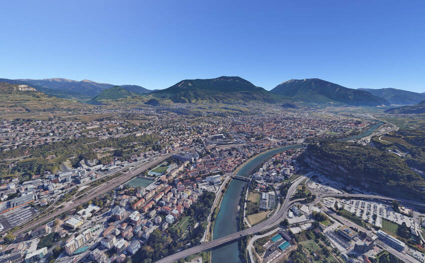Panoramica di Trento