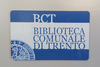 Tessera della biblioteca