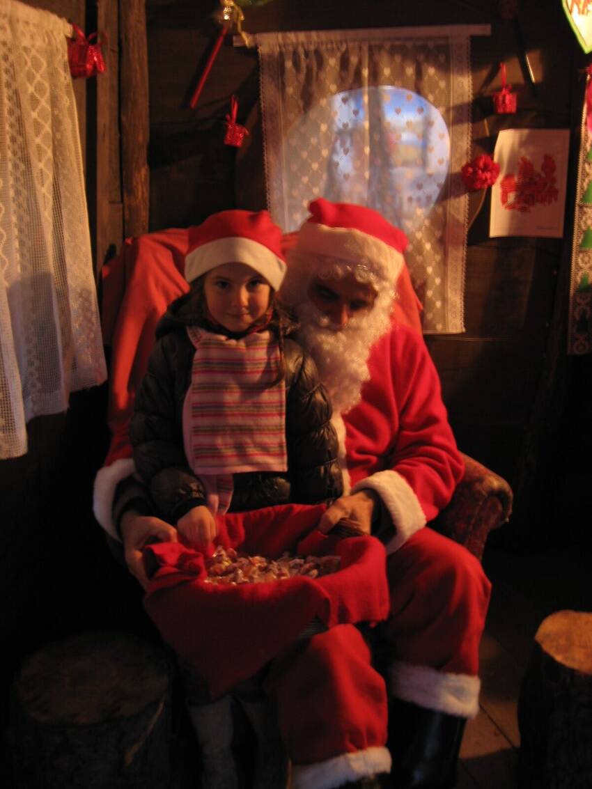 nella casetta di Babbo Natale