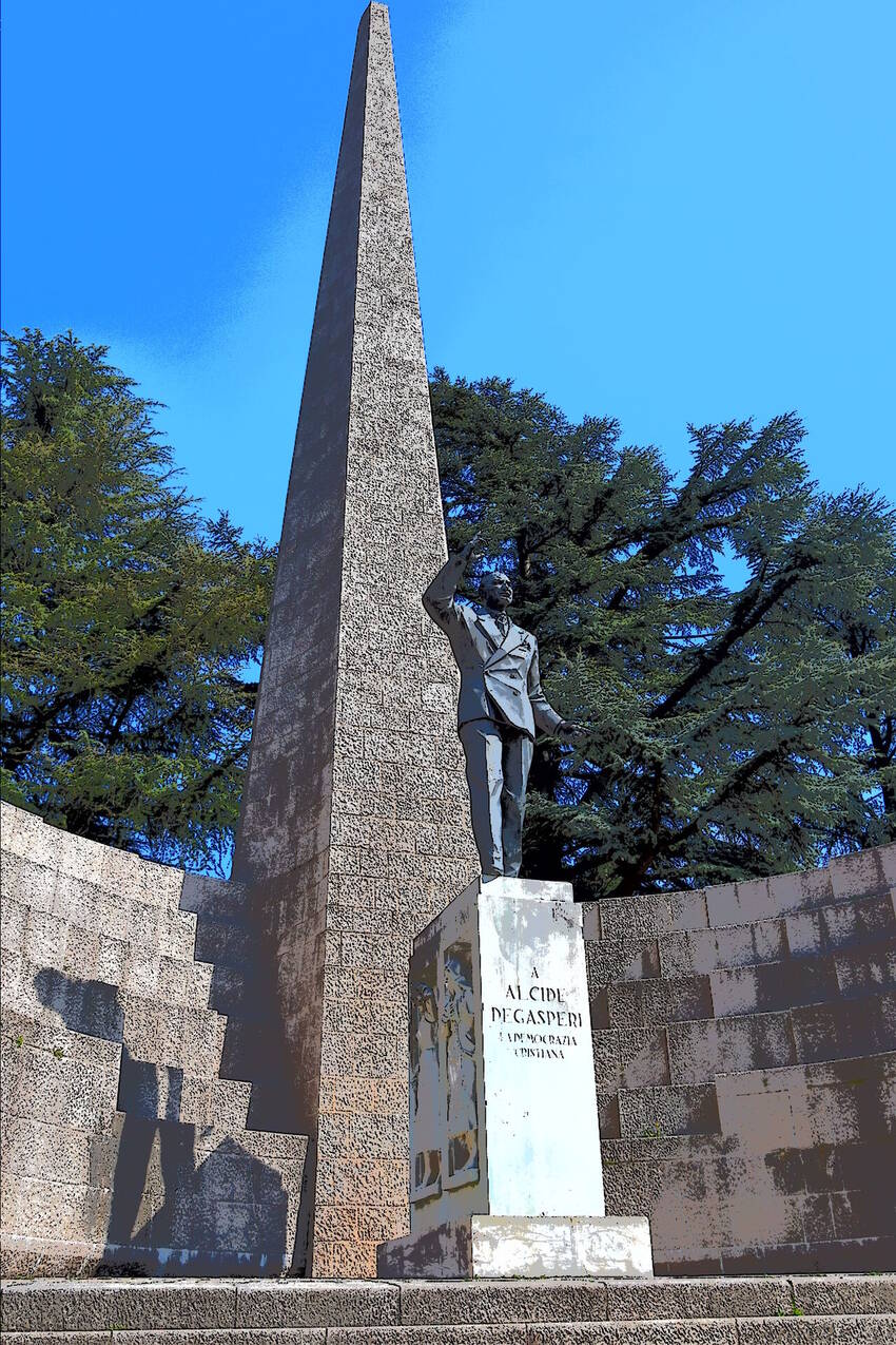 Monumento ad Alcide De Gasperi, foto di Elisa Brunelli