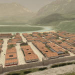 Rendering antica Tridentum romana