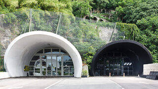 Piedicastello tunnels, photo from the archive of the Trentino Historical Museum Foundation