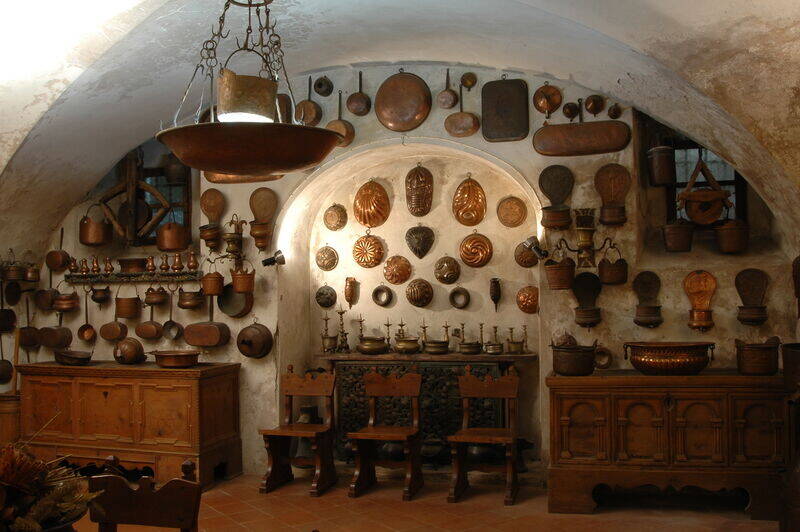 Innenansicht des Kupfermuseums Navarini, Foto des Archivs des Kupfermuseums Navarini Innenansicht des Kupfermuseums Navarini, Foto des Archivs des Kupfermuseums Navarini