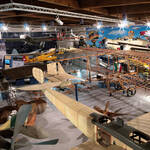 Interno del Museo dell'Aeronautica Gianni Caproni