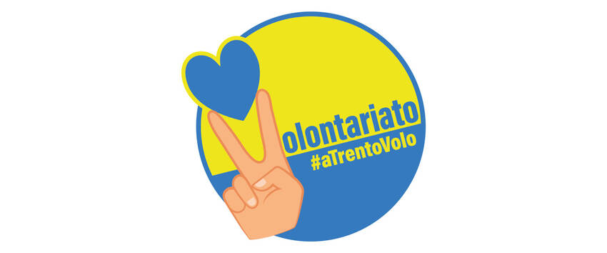 Logo Volontariato #atrentovolo Logo Volontariato #atrentovolo