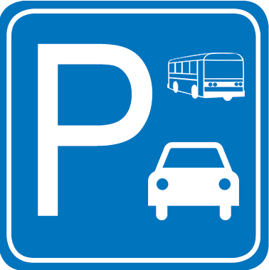 Parcheggio per auto e pullman