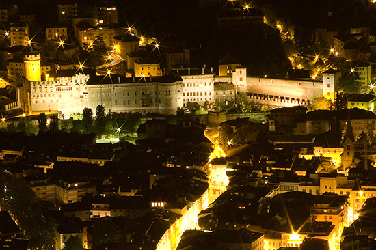 Trento in notturna - foto Valter Brunelli