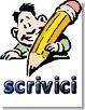 Immagine con invito a scriverci