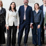Giunta comunale, elezioni 4 maggio 2025: da sinistra Michele Brugnara, Gianna Frizzera, Elisabetta Bozzarelli, Franco Ianeselli, Giulia Casonato, Alberto Pedrotti, Monica Baggia, Andreas Fernandez. © Foto Pierluigi Cattani - Creative Commons Attribution 4.0 International (CC BY 4.0)